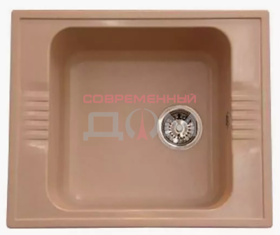 Кухонная мойка Polygran F-20 №27 (бежевый) 600х500
